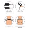 Realistyczne dildo z uprzężą strap-on 18 cm