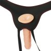 Realistyczne dildo z uprzężą strap-on 19 cm