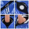 Bokserki strapon weetlook Chic Strap-On (32 - 35 inch waist) niebieskie