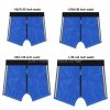 Bokserki strapon weetlook Chic Strap-On (32 - 35 inch waist) niebieskie