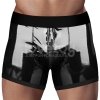 Bokserki strapon weetlook Chic Strap-On (36 - 39 inch waist) czarne