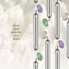 Elegancki wibrujący masażer erotyczny stymulator łechtaczki ametyst