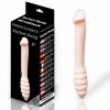 Dwustronne dildo analne prążkowane dawca orgazmów 20 cm
