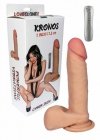 Realistyczny wibrator sztuczny penis z pilotem 17,8 cm