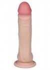 Miękki realistyczny penis dildo na przyssawce wibrator rotacje obroty 17cm
