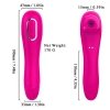 Stymulator electric sucking massager 1.0 usb pink 10 sucking / 10 vibration