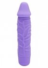 Żylasty naturalny wibrator fioletowy 15,5 cm