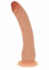 Realistyczne zakrzywione  dildo z przyssawką 21 cm