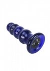 The radiant glass buttplug blue