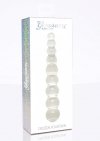 Szklane stożkowe dildo kulki grzybiety 22 cm