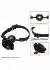 Knebel do zabawy bdsm Removable Rose Gag Black