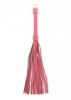 Różowy pejcz do BDSM z frędzlami Whip Pink