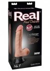 Realistyczne dildo wibrujące na przyssawce żylaste 16,5 cm