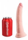 Żylaste dildo na przyssawce penis mega orgazm 17,8 cm