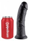 Czarne realistyczne dildo sztuczny penis na przyssawce 20 cm