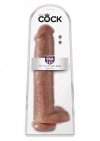 Ogromne dildo z jądrami realistyczne 38 cm