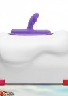 Nakładka na siedzisko erotyczne penis Cowgirl Unicorn Uni Horn fioletowe