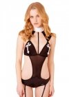 Seksowny bodystocking zakonnica NUN S/M