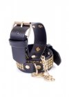 Kajdanki Fetish Boss Series złote kryształki 3 cm 