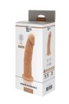 Realistyczny sztuczny penid dildo z żyłami na przyssawce 19 cm