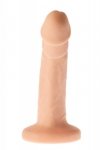 Realistyczne zakrzywione dildo na przyssawce 18 cm