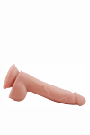 Realistyczne dildo na przyssawce cyber skóra 19 cm