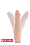 Giętkie realistyczne dildo z żyłami jak prawdziwy penis 19 cm