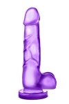 Twardy żelowy penis dildo na przyssawce 18 cm