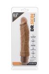 Realistyczny żylasty wibrator karmelowy 21,5 cm