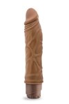 Realistyczny żylasty wibrator karmelowy 21,5 cm