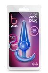 Duży stożkowy korek analny z kulką zatyczka plug z kotwicą