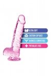 Naturally yours  6 crystalline dildo  rose