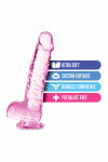 Naturally yours  6 crystalline dildo  rose