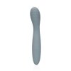 Ultra soft silicone g-spot vibrator - basalt grey