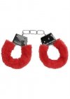 Beginners Handcuffs Furry - red