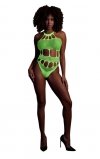 Body with Grecian Neckline - neon green - XS/XL