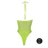 Body with Halter Neck - neon green - XS/XL
