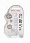 Realistyczny penis na przyssawce dildo clear 15 cm