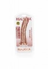 Zakrzywiony penis dildo na przyssawce  bez jajek 17,8 cm