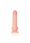 Zakrzywiony penis dildo na przyssawce 15 cm