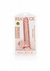 L Realistyczne dildo  z jądrami na przyssawce 23 cm