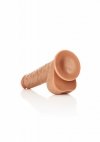 XL Realistyczne dildo  z jądrami na przyssawce 25,5 cm