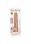 XXL Realistyczne dildo  z jądrami na przyssawce 28 cm
