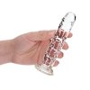 Realistyczne transparentne dildo na przyssawce  14,5 cm