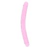 Realistyczny podwójny dildo dong dwustronny - 45 cm Różowy