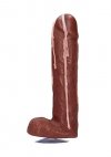 Mydło dicky soap with balls - cum covered - brown