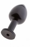 Mały aluminiowy korek analny wtyczka plug z odpinaną przyssawką