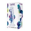 Penis na przyssawce dildo clear bez jąder  19.3 cm