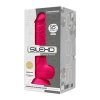 Różowe realistyczne dildo penis z jądrami przyssawka 24 cm