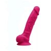 Realistyczne dildo penis z żyłami na przyssawce 20 cm